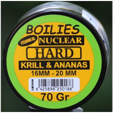 Boilies Claumar Fishmeal Nuclear Hard Krill Ananas 70 Gr 16-20 Mm Boilies Claumar Fishmeal Nuclear Hard Krill Ananas 70 Gr 16-20 Mm